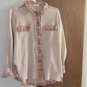 Oli & Hali Pink Button Down Shirt